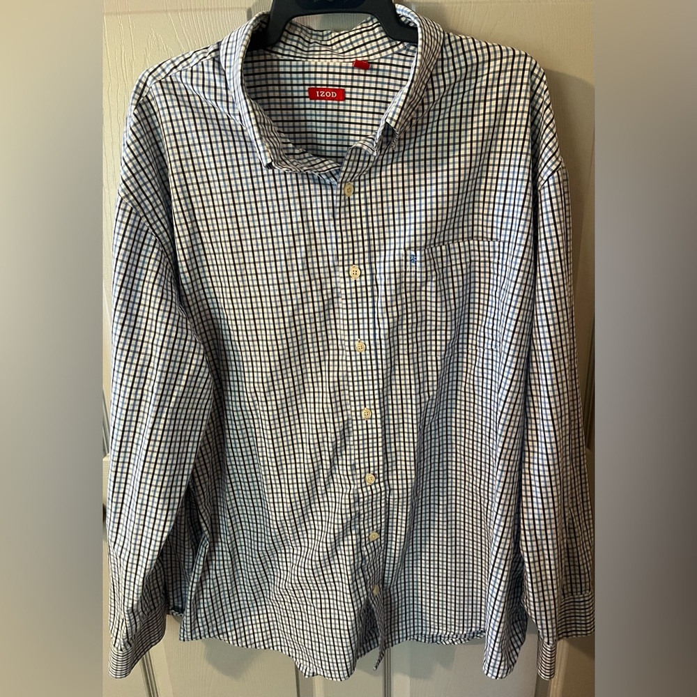 Izod Men’s Shirt Size 3XLT - Colors:  Light and Dark Blues -